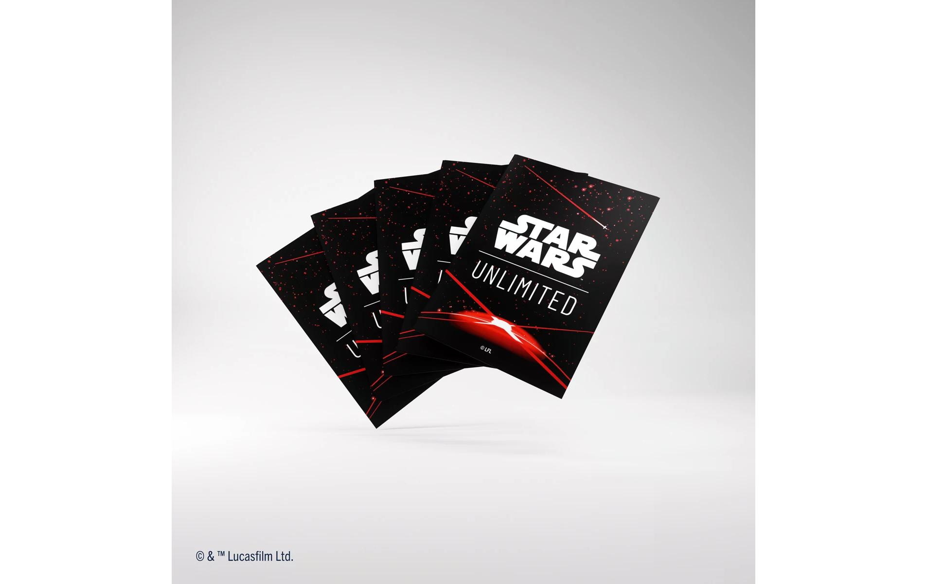 Asmodée Kartenhülle Art Sleeves Space Red 60 +1 Stk.