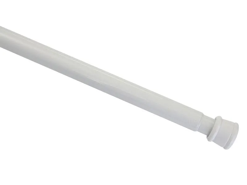 Gardinia Klemmstange 80-130 cm, Ø 23/26 mm Weiss