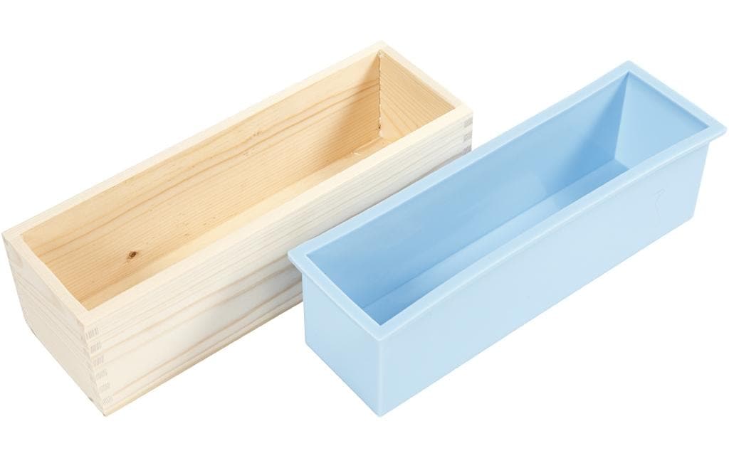 Creativ Company Giessform Silikon mit Holzbox