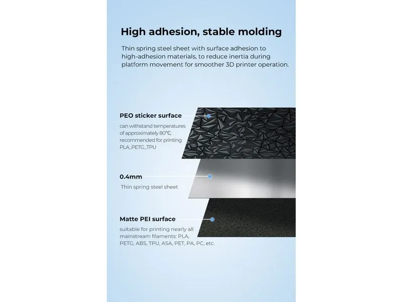 Creality Druckplattform PEO + PEI, 235 x 235 mm Creality Druckplattform PEO + PEI, 235 x 235 mm