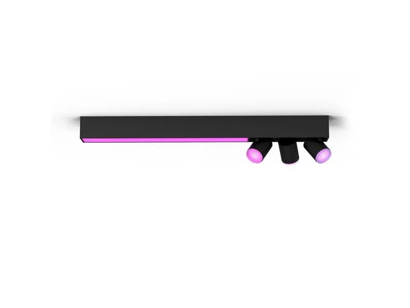 Philips Hue White & Color Ambiance Centris 3-Deckenspot Schwarz Philips Hue White & Color Ambiance Centris 3-Deckenspot Schwarz