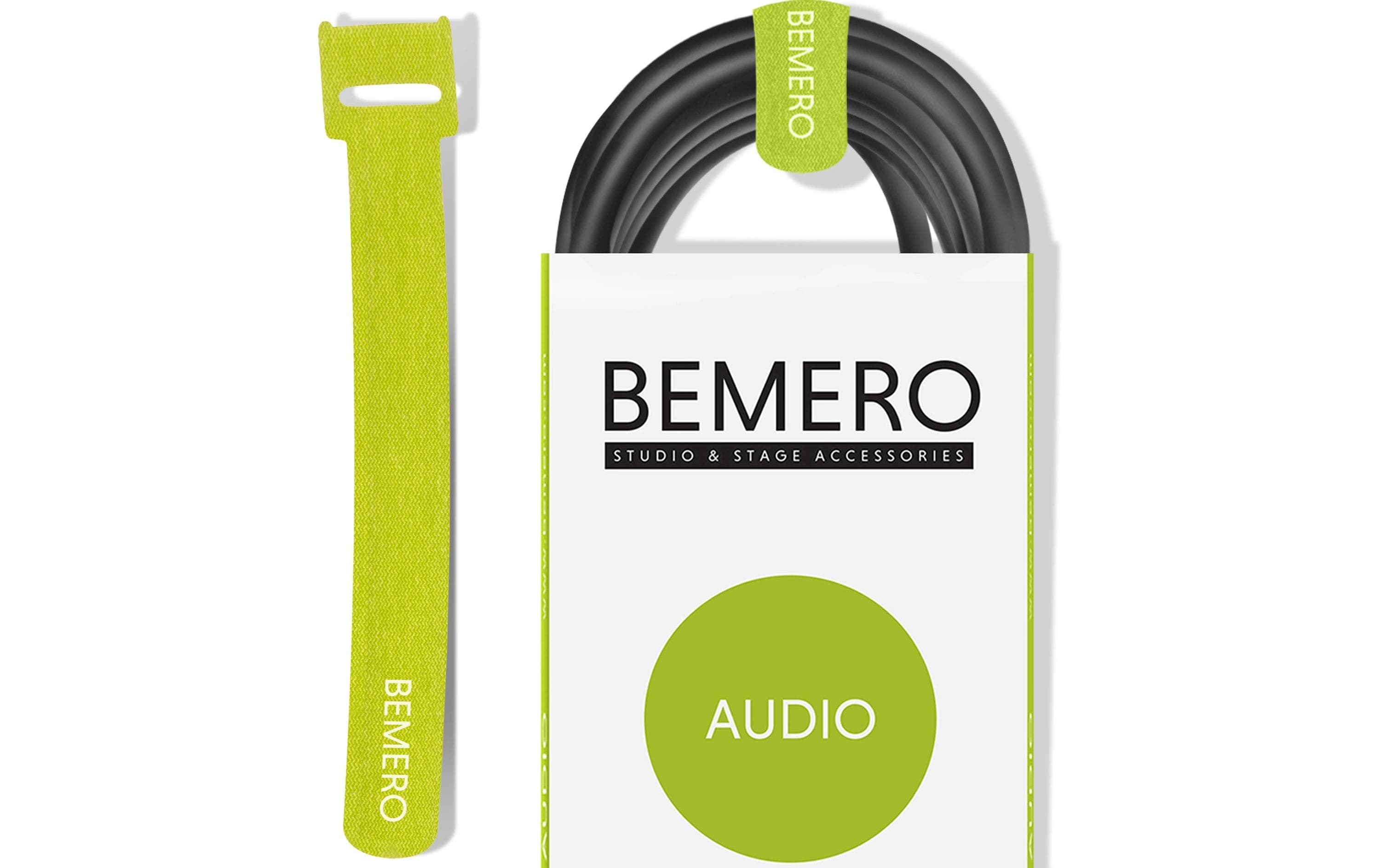 Bemero BAC2545-600BK 2x XLRm - 2x RCAm 6m 6 m, Schwarz