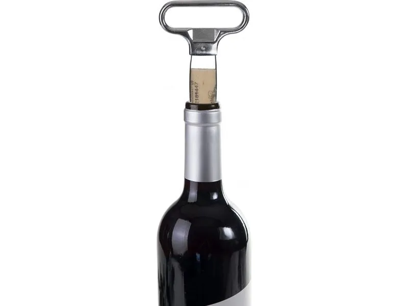 Ibili Kellnerkorkenzieher schwarz Barware 11 cm Silber