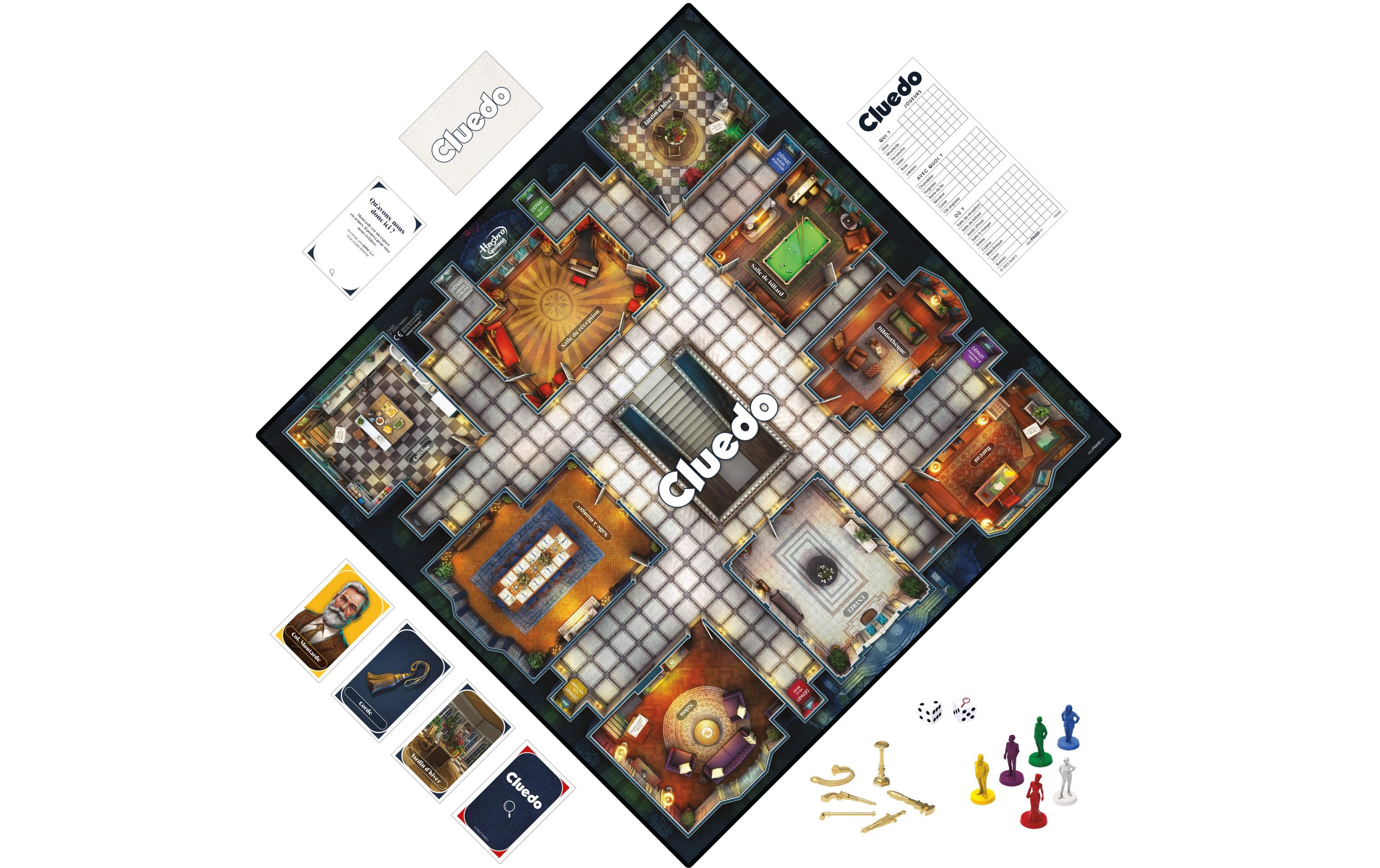 Hasbro Gaming Familienspiel Cluedo Classic -FR-
