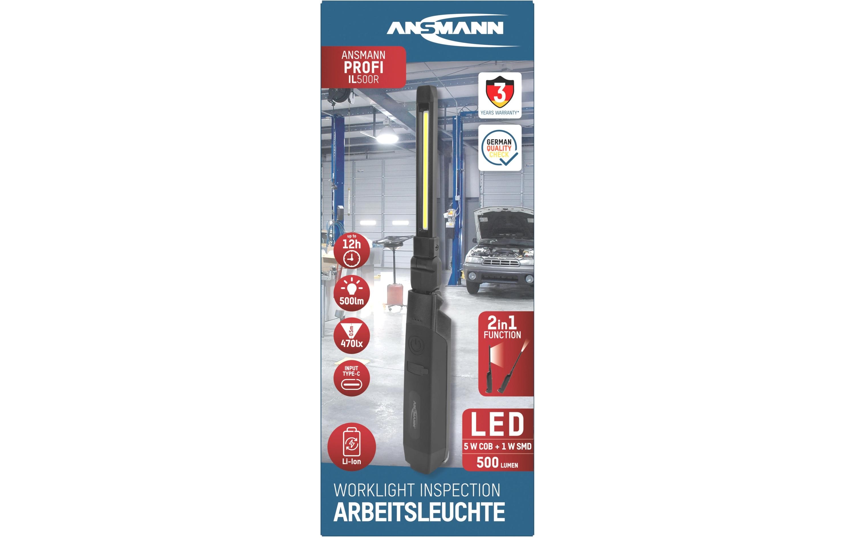 Ansmann Werktstatt Arbeitsleuchte IL500R