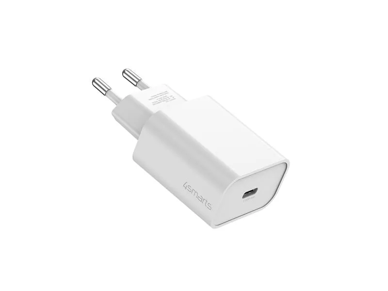 4smarts USB-Wandladegerät VoltPlug PD 30W 1C USB-C Kabel 1.5m weiss
