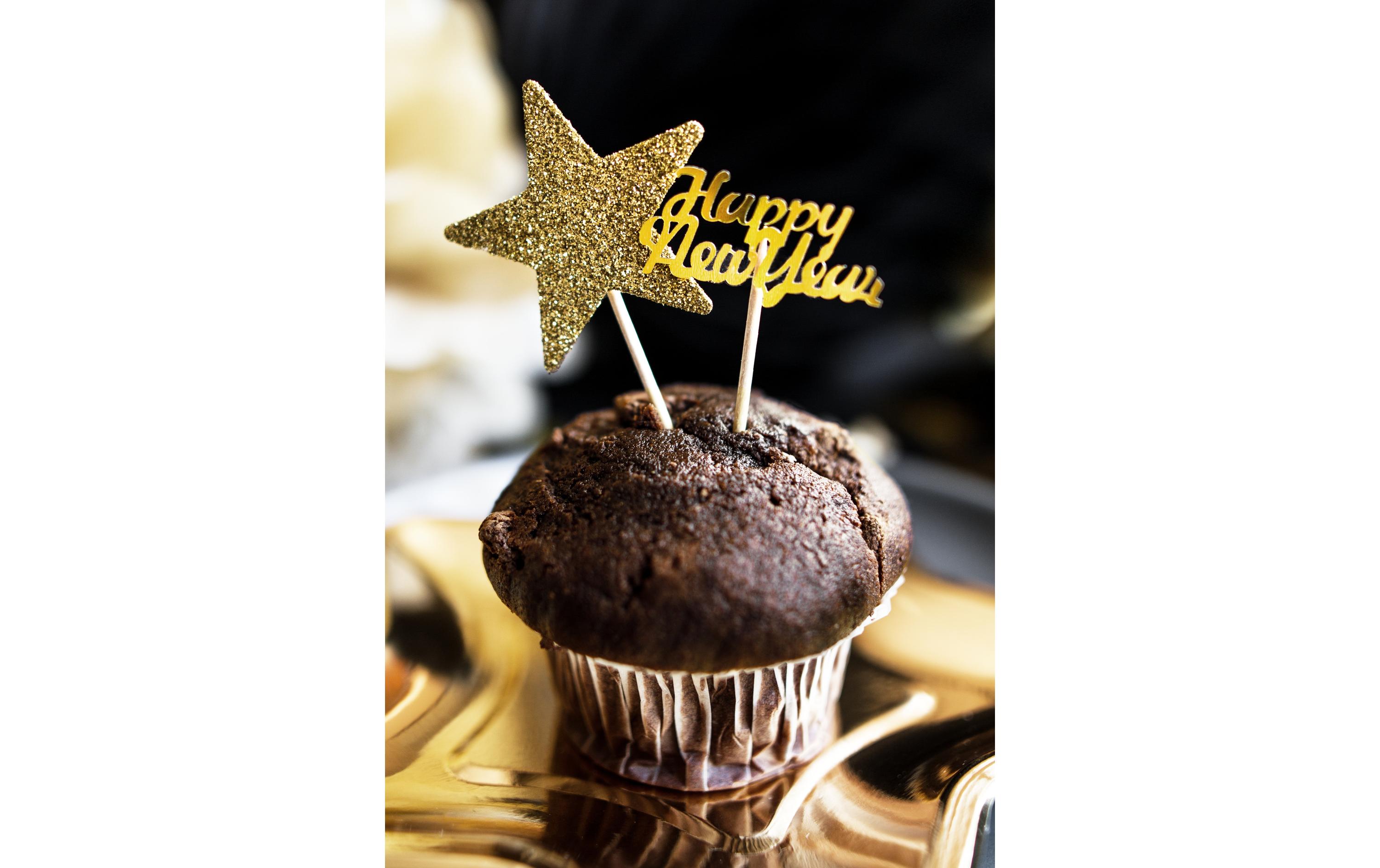 Partydeco Streudeko Happy New Year 4 x 2 cm, 3 g