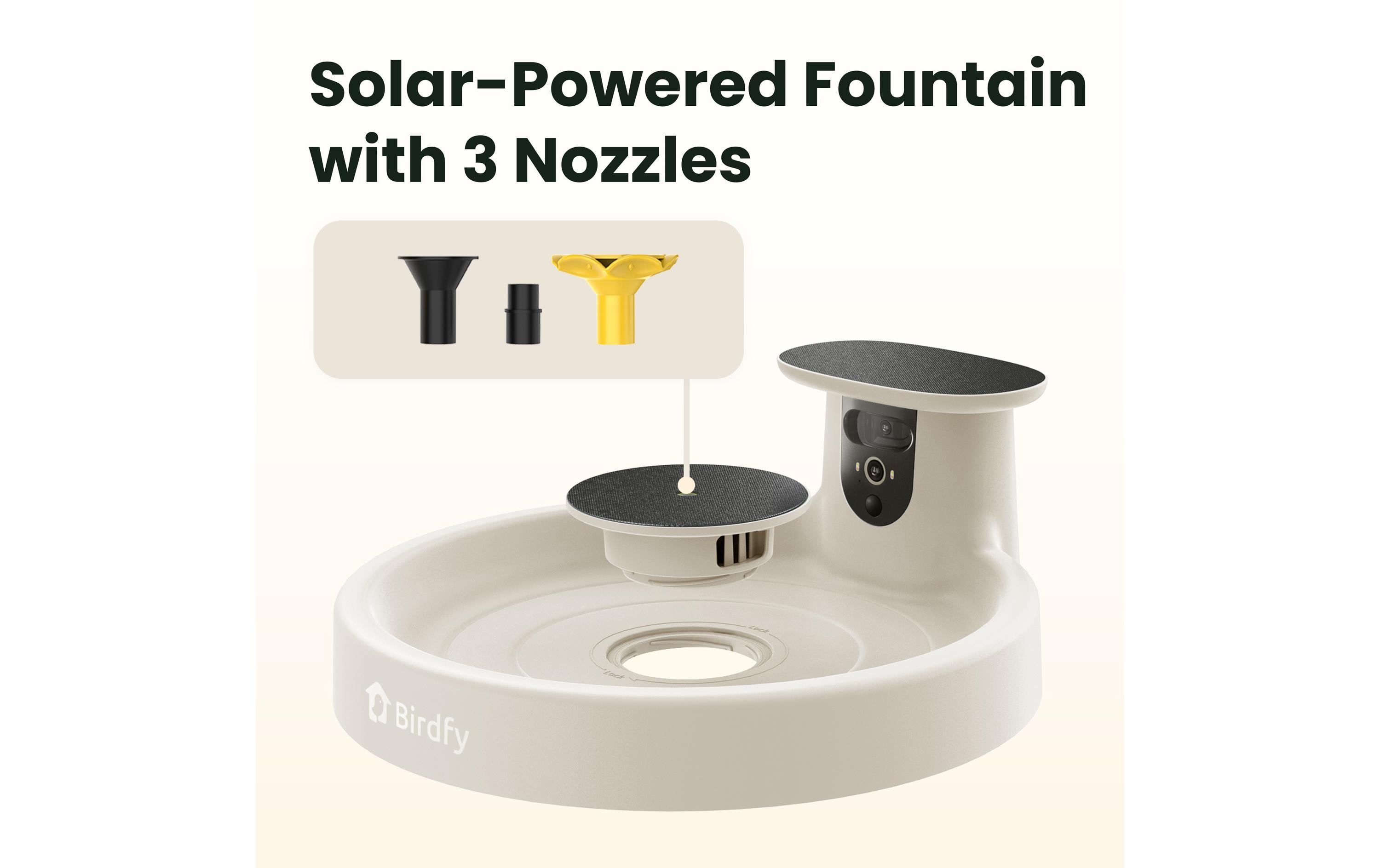 Birdfy Intelligentes Vogelbad mit Kamera