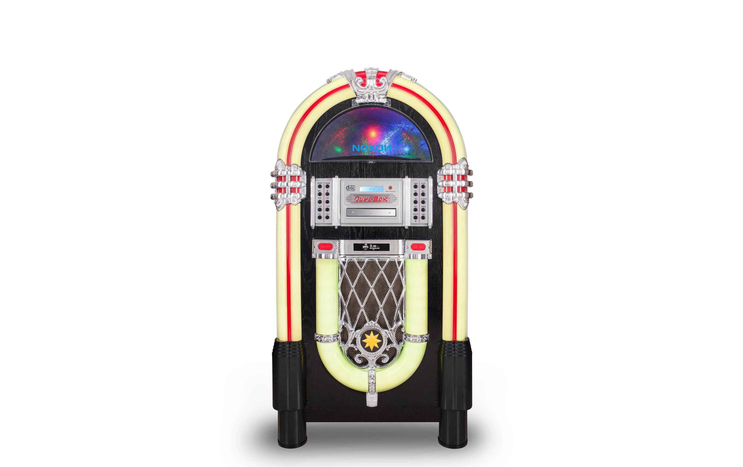 Noxon Musik-System Jukebox 1 Mehrfarbig/Schwarz/Silber Noxon Musik-System Jukebox 1 Mehrfarbig/Schwarz/Silber