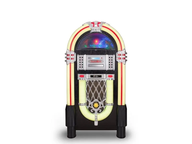 Noxon Musik-System Jukebox 1 Mehrfarbig/Schwarz/Silber Noxon Musik-System Jukebox 1 Mehrfarbig/Schwarz/Silber