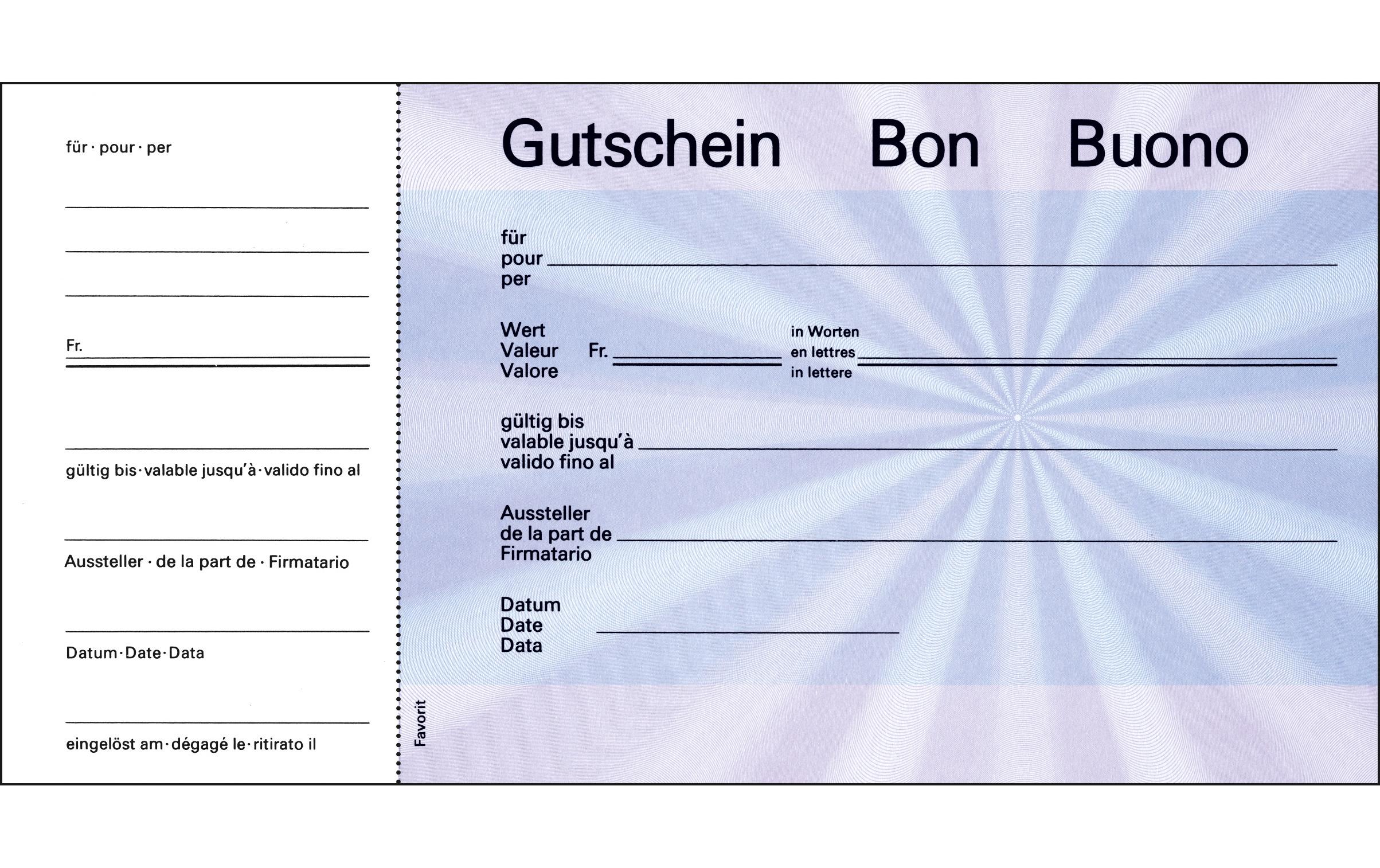 Favorit quer 25 Blatt, Blau Favorit quer 25 Blatt, Blau