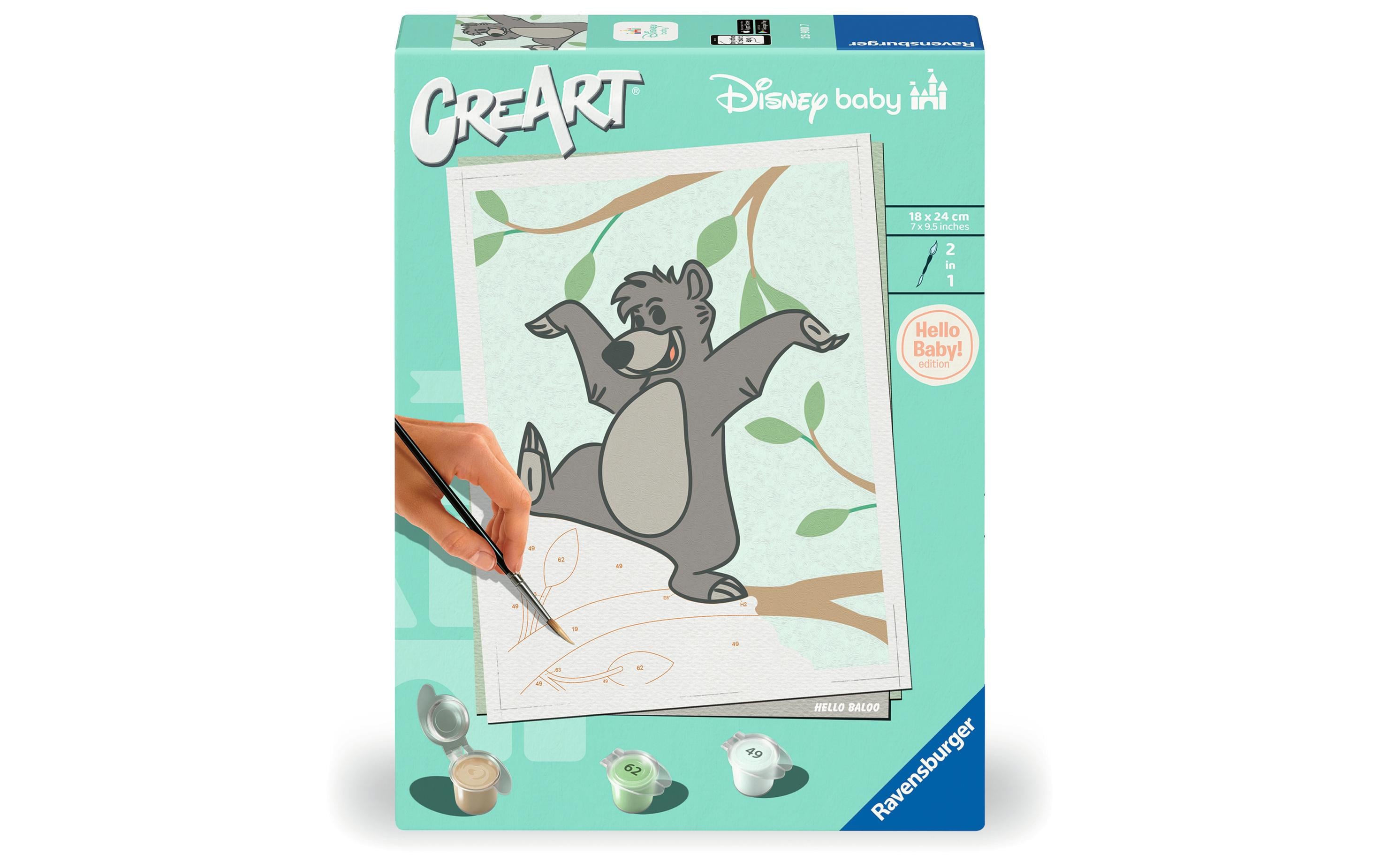 Ravensburger Malen nach Zahlen CreArt – Baloo Ravensburger Malen nach Zahlen CreArt – Baloo