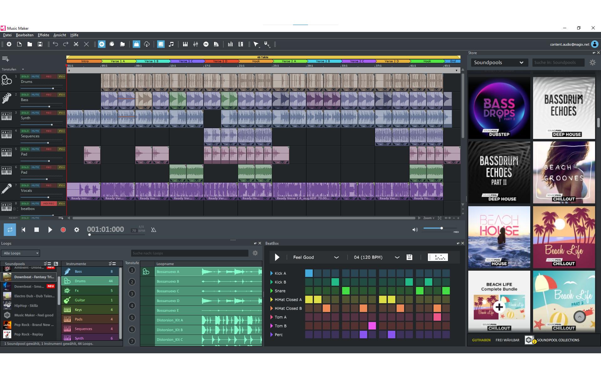 Magix Magix Music Maker Plus Ed. 2022 Box, Vollversion, WIN, D/F/I