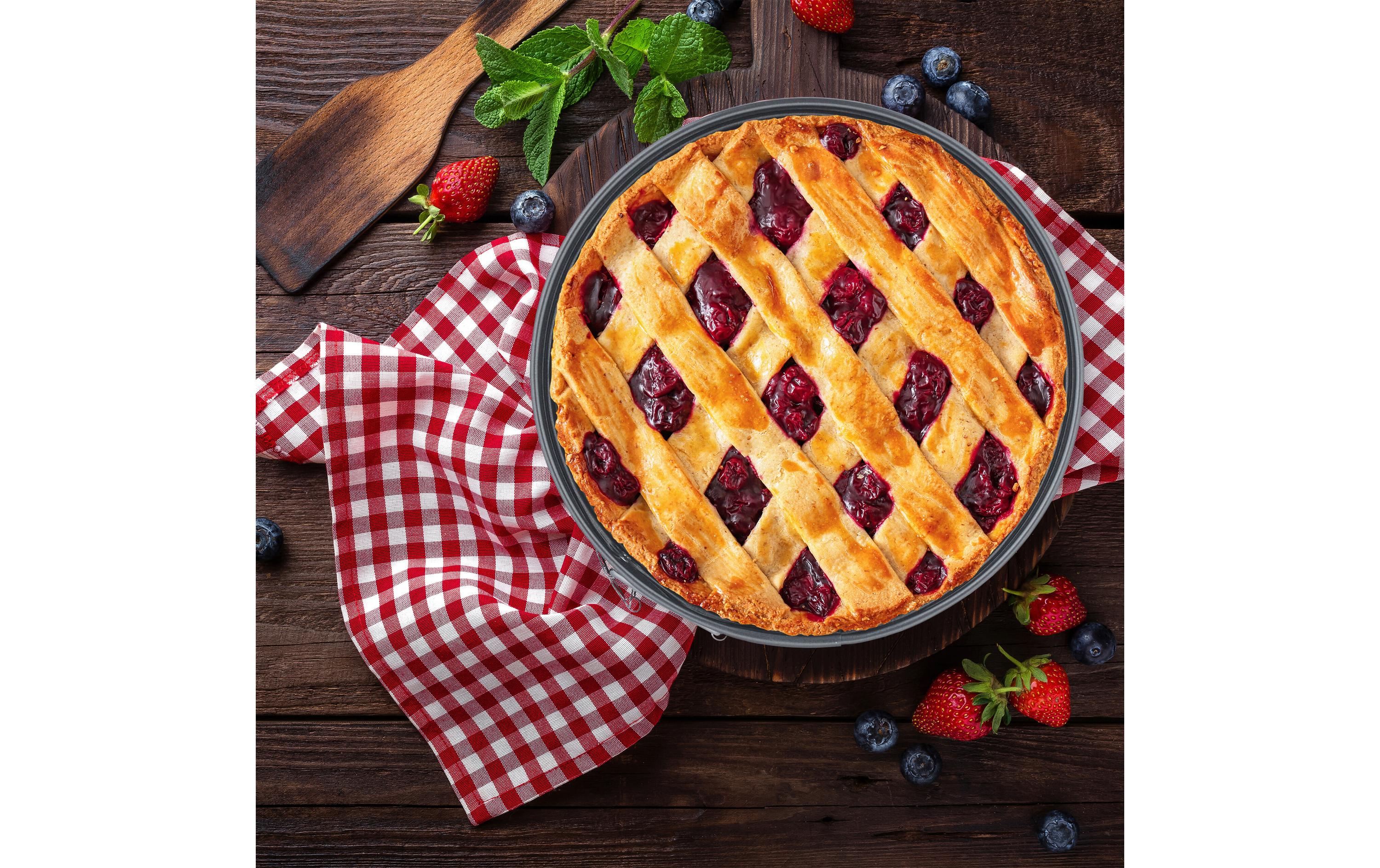 relaxdays Springform 12 cm/14 cm/16 cm/18 cm, Anthrazit