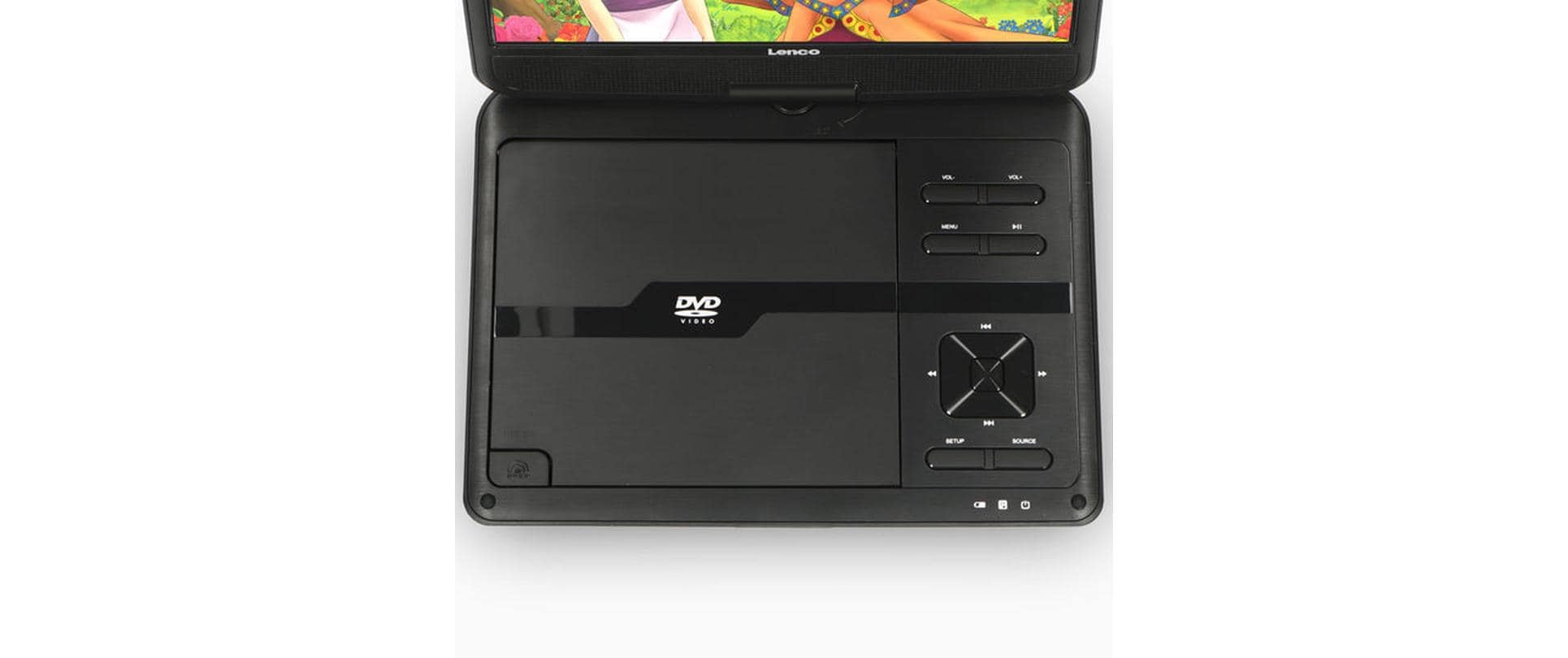 Lenco Portabler Dual DVD Player DVP-1046BK