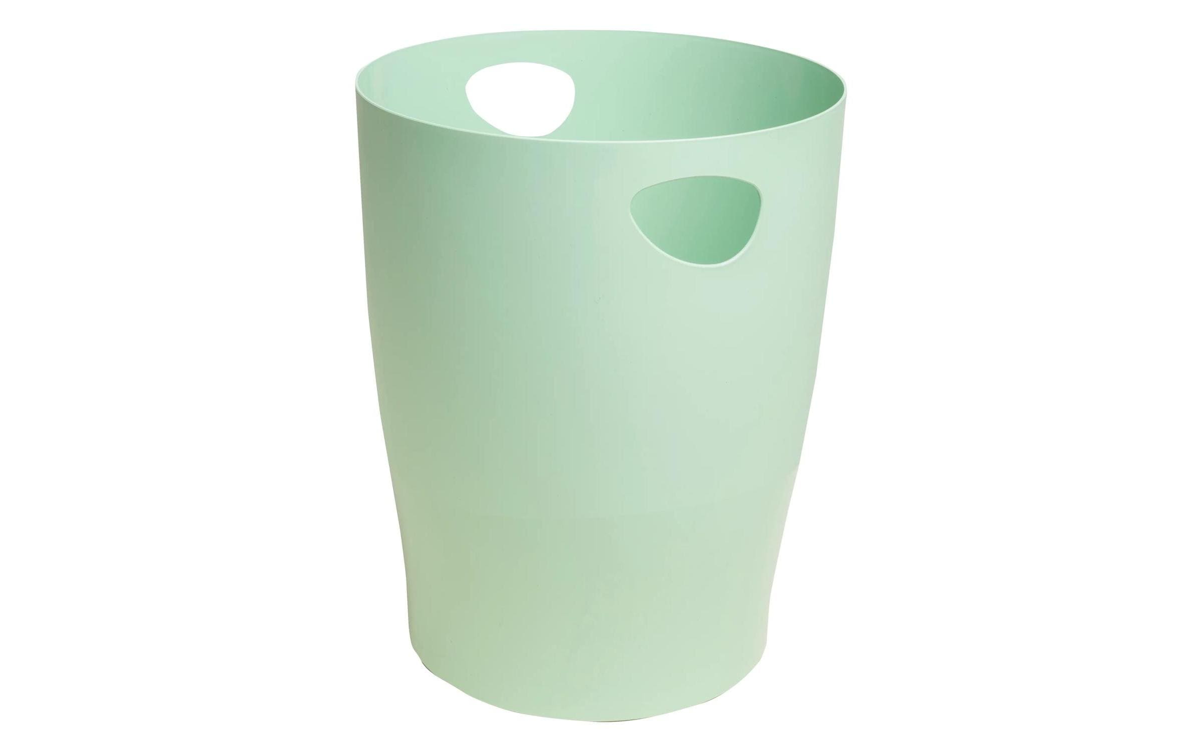 Exacompta Papierkorb Ecobin AutentiK, 15 l, Salbeigrün