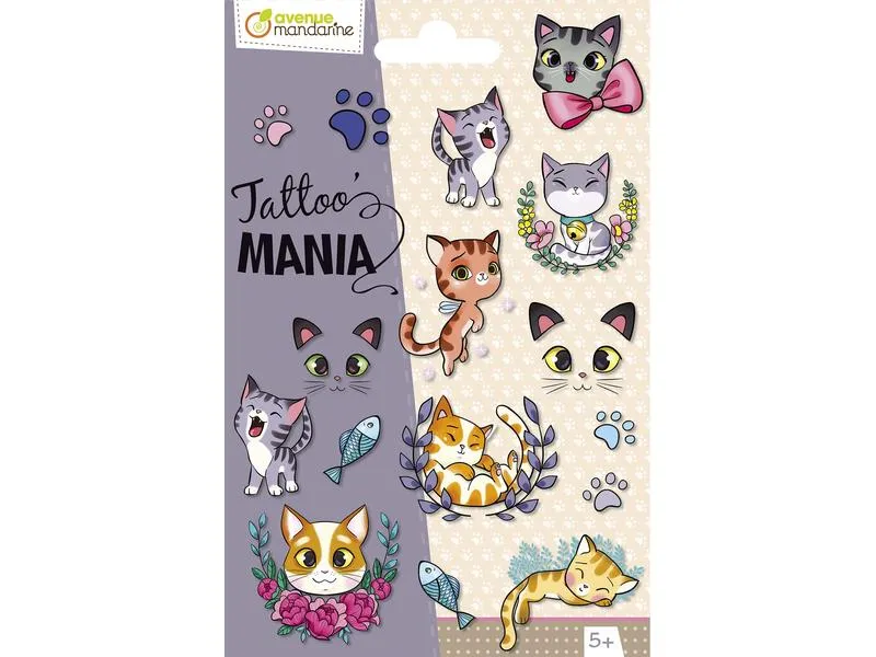 Avenue Mandarine Tattoo Set Tattoo Mania Katzen Avenue Mandarine Tattoo Set Tattoo Mania Katzen
