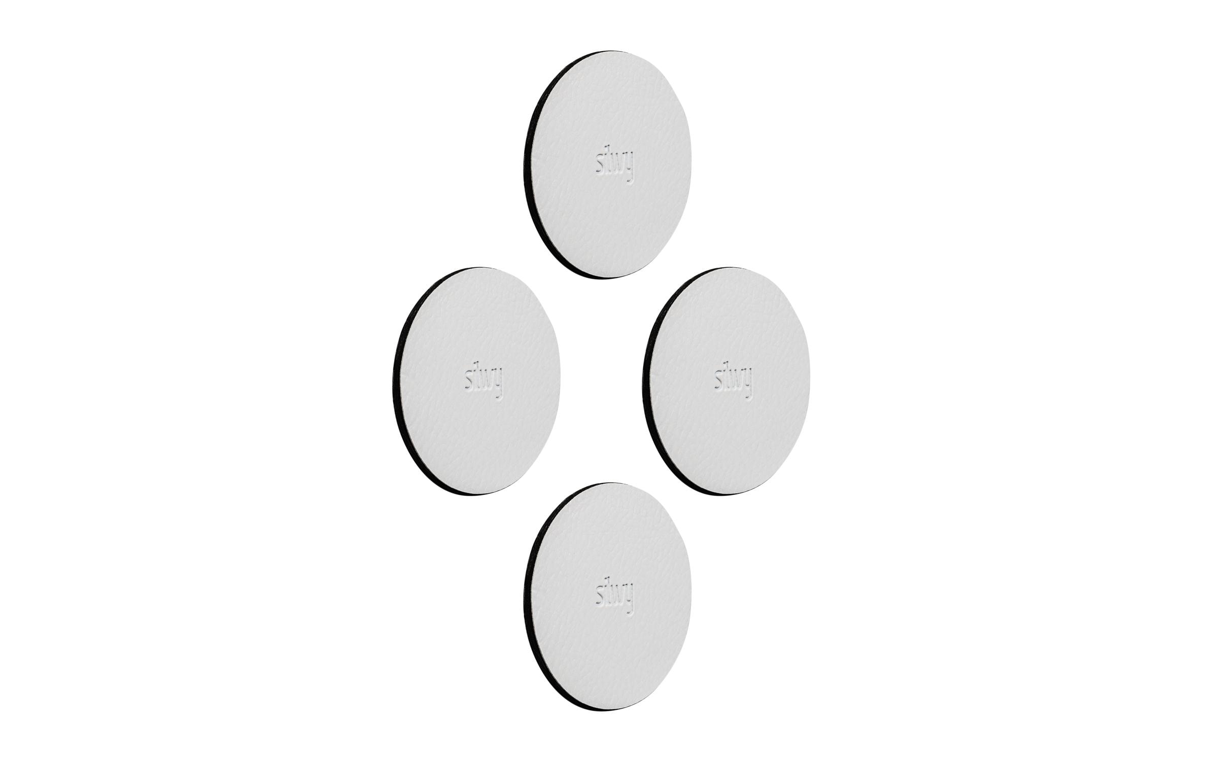 Silwy Haken Metall-Nano-Gel-Pads, 4er-Set, Weiss 5 cm Silwy Haken Metall-Nano-Gel-Pads, 4er-Set, Weiss 5 cm