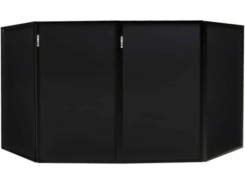 Vonyx DJ Booth Screen DB2B Schwarz