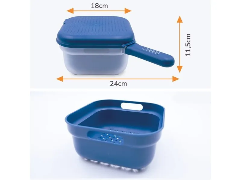 Livington Everclean Küchenreibe Chop It Basic Blau Livington Everclean Küchenreibe Chop It Basic Blau