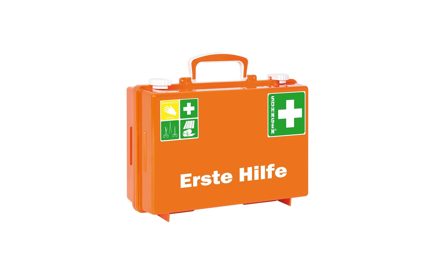 SÖHNGEN Erste-Hilfe-Koffer SN-CD, Orange, leer SÖHNGEN Erste-Hilfe-Koffer SN-CD, Orange, leer