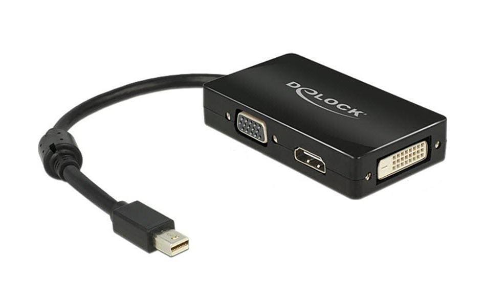 Delock Multiadapter Mini-DisplayPort - HDMI/DVI-D/VGA