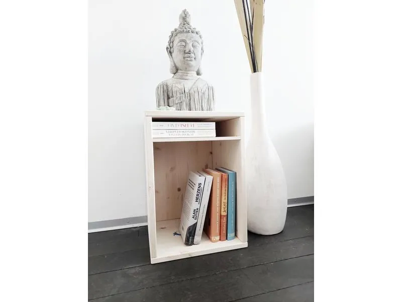 Holz Zollhaus Hocker Sitz- und Aufbewahrungshocker Nature Holz Zollhaus Hocker Sitz- und Aufbewahrungshocker Nature