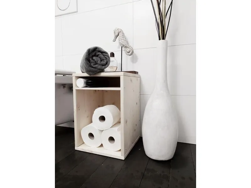 Holz Zollhaus Hocker Sitz- und Aufbewahrungshocker Nature Holz Zollhaus Hocker Sitz- und Aufbewahrungshocker Nature