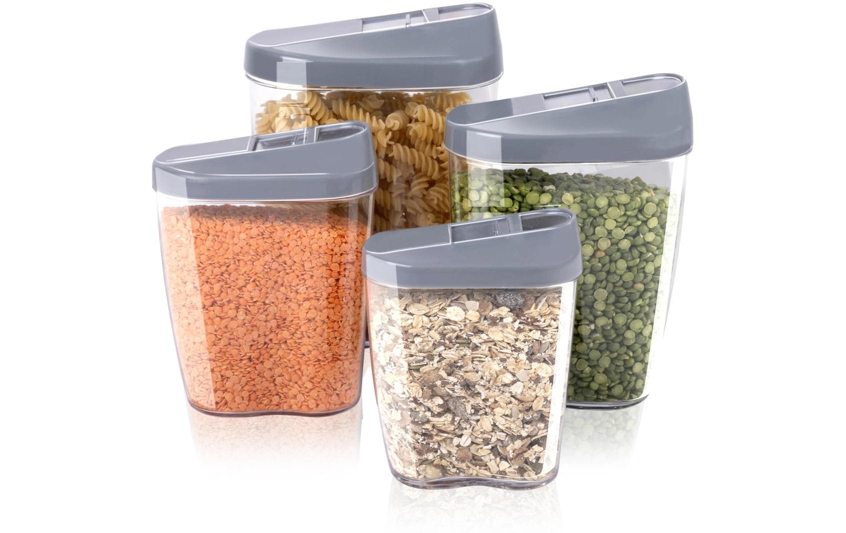 alpina Vorratsbehälter 4-teilig 1.25 l, Assortiert