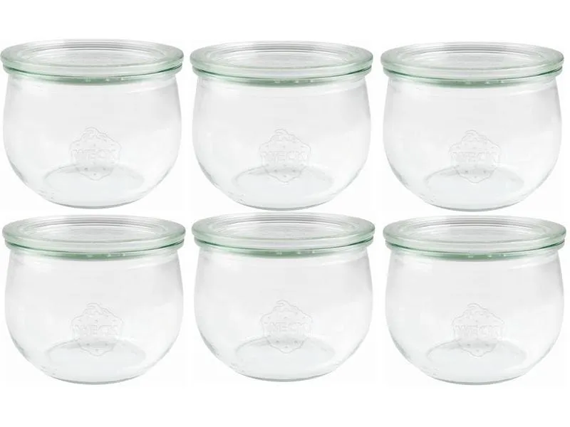 Weck Einmachglas 500 ml, 6 Stück Weck Einmachglas 500 ml, 6 Stück