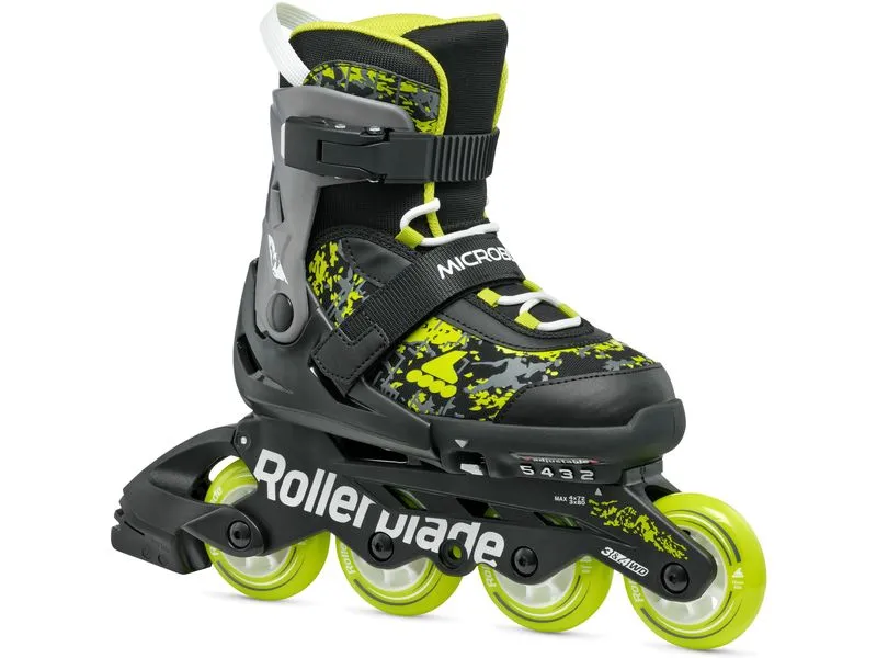 ROLLERBLADE Inline-Skates Microblade SL Schwarz/Lime, 33-36.5 ROLLERBLADE Inline-Skates Microblade SL Schwarz/Lime, 33-36.5