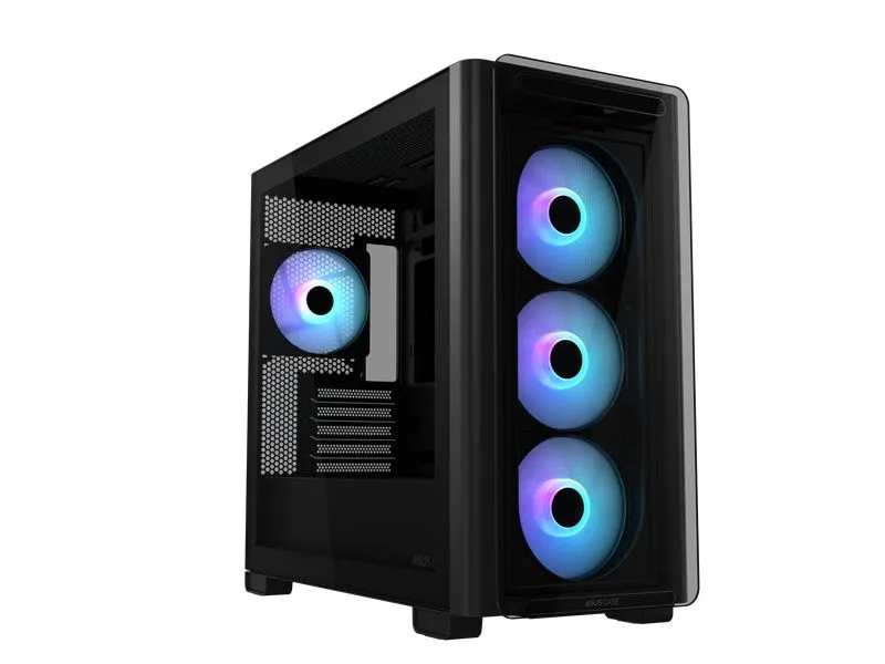 ASUS PC-Gehäuse A23 PLUS TG ARGB Schwarz