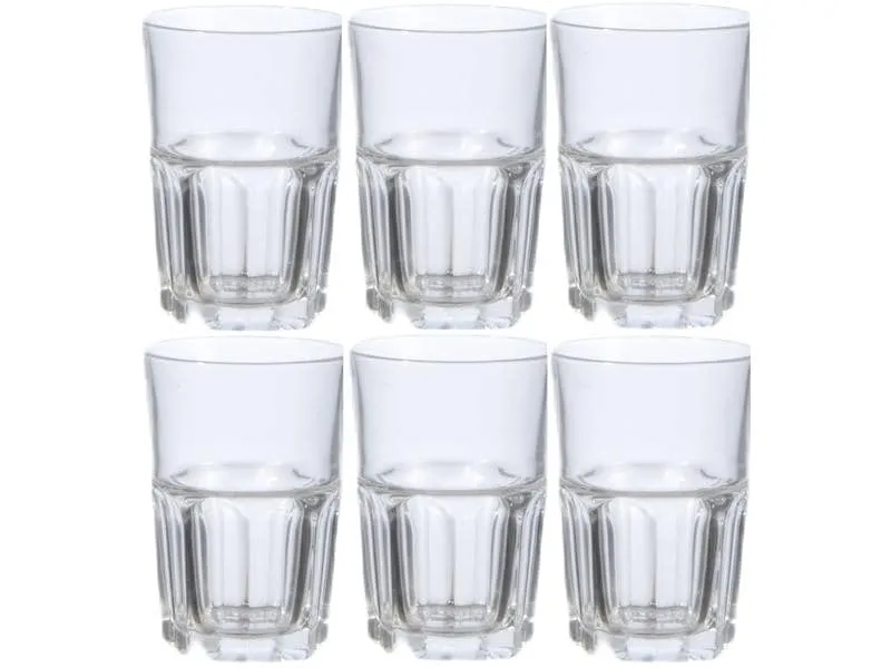Arcoroc Trinkglas Granity 350 ml, 6 Stück, Transparent