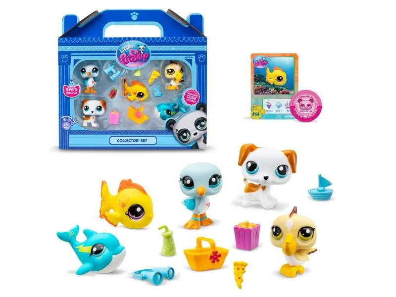 BANDAI Spielfigurenset Littlest Pet Shop – Beach Besties BANDAI Spielfigurenset Littlest Pet Shop – Beach Besties