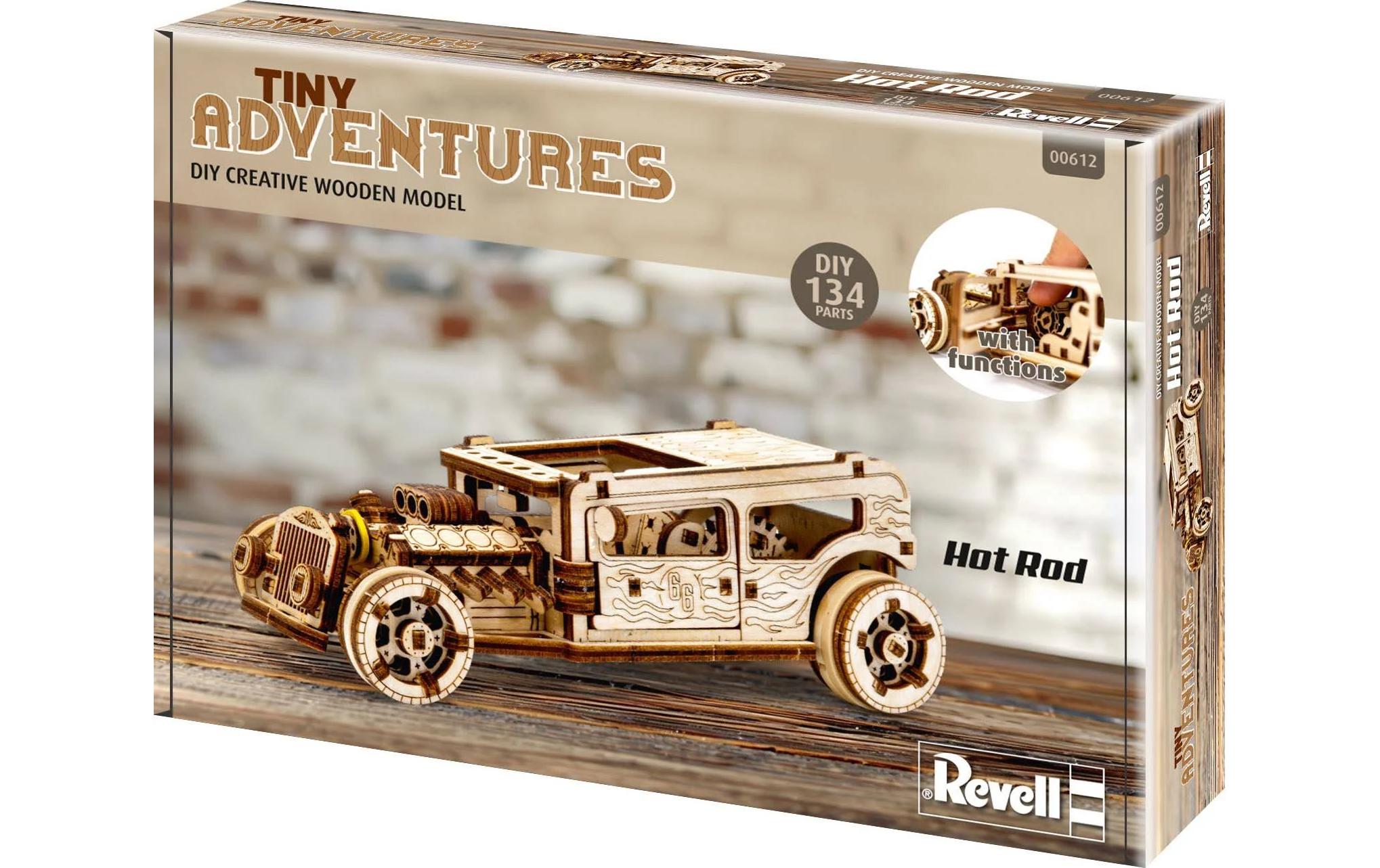 Revell Tiny Adventures – Hot Rod Holzbausatz