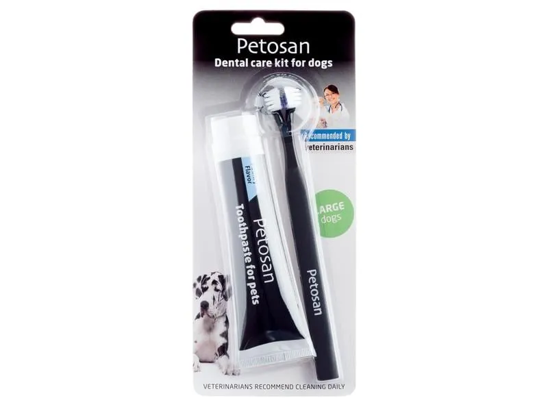 Petosan Zahnreinigung Dental Kit Zahnpasta & Bürste, L Petosan Zahnreinigung Dental Kit Zahnpasta & Bürste, L
