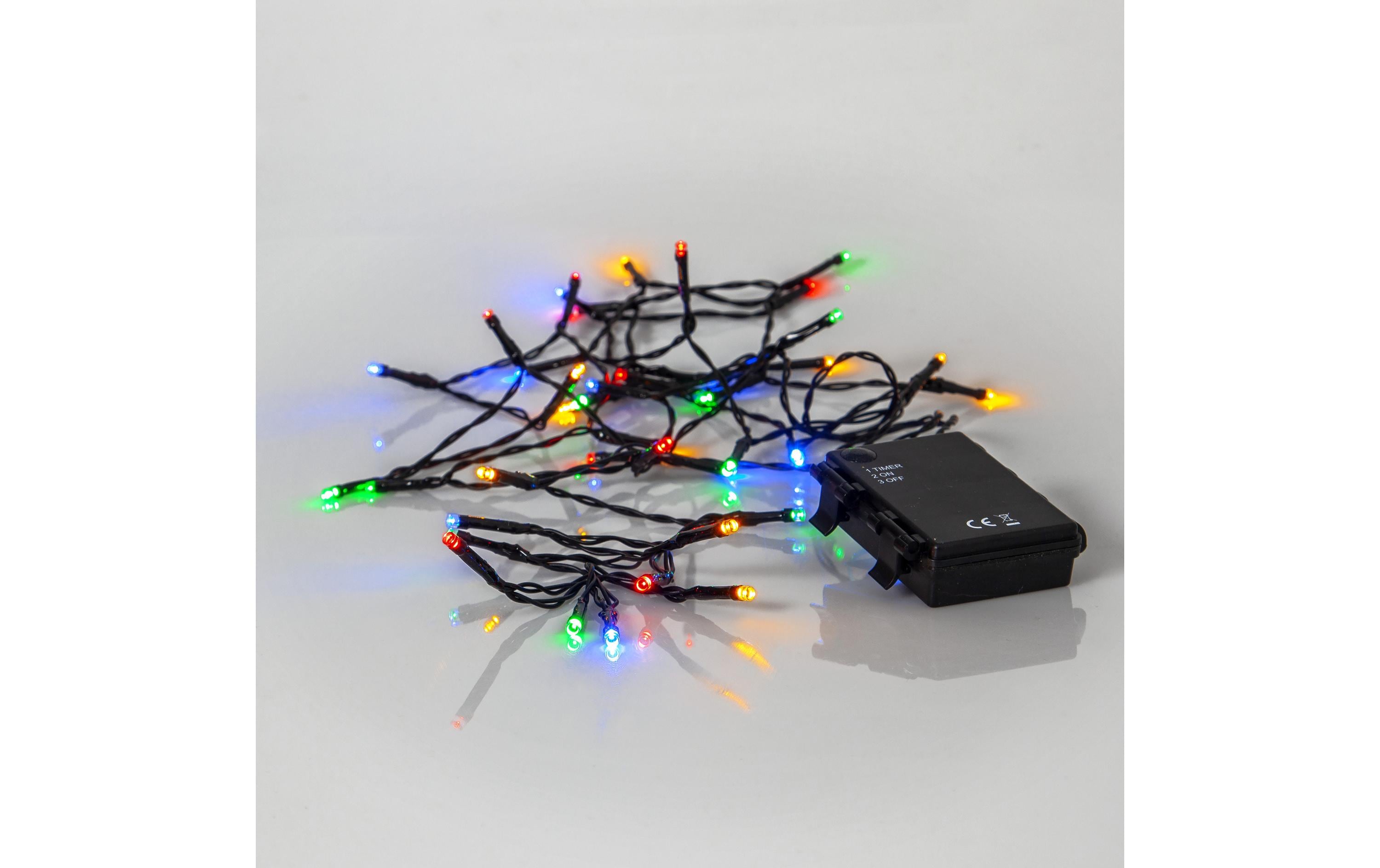 Star Trading LED-Lichterkette Akku, 40 LED, 2.8 m, Outdoor