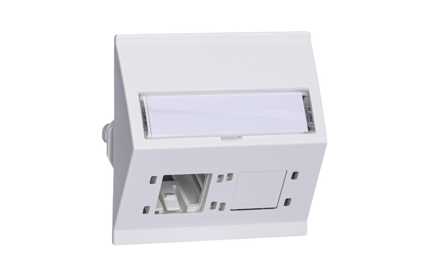 R&M Netzwerkdose EDIZIOdue 60 x 60, 2 Port leer Kombi ws Cat 6A R&M Netzwerkdose EDIZIOdue 60 x 60, 2 Port leer Kombi ws Cat 6A