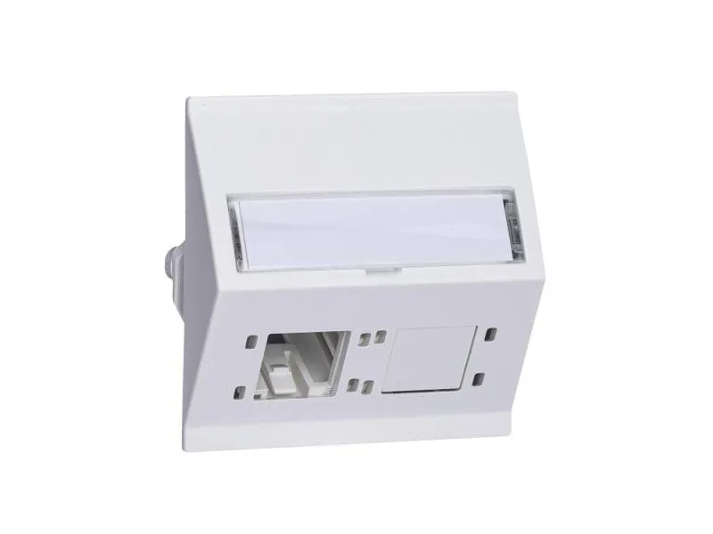 R&M Netzwerkdose EDIZIOdue 60 x 60, 2 Port leer Kombi ws Cat 6A R&M Netzwerkdose EDIZIOdue 60 x 60, 2 Port leer Kombi ws Cat 6A