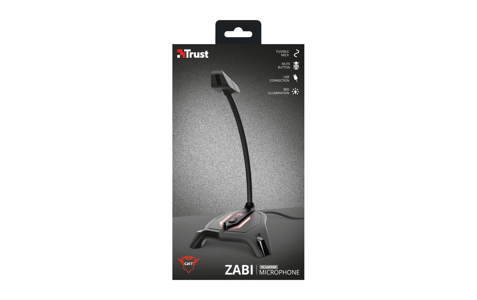 Trust Mikrofon GXT 215 Zabi LED-Illuminated