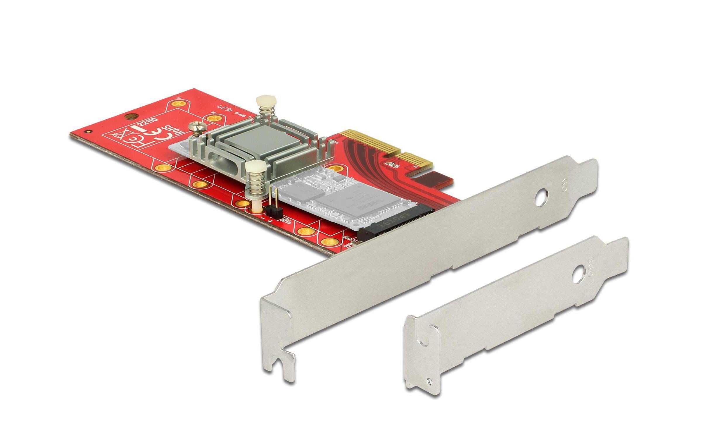 Delock Host Bus Adapter Controller PCIe – M.2, NVMe, bis 110 mm Delock Host Bus Adapter Controller PCIe – M.2, NVMe, bis 110 mm