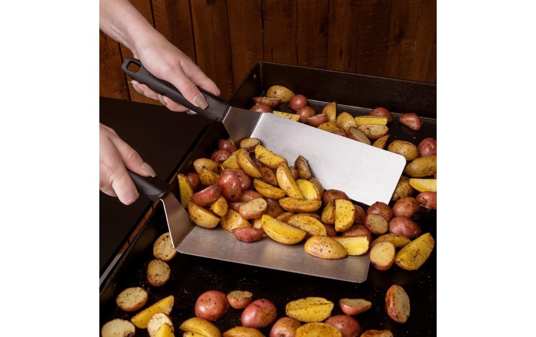 Blackstone Grillbesteck-Set Europa 5-teilig, Weiss/Schwarz