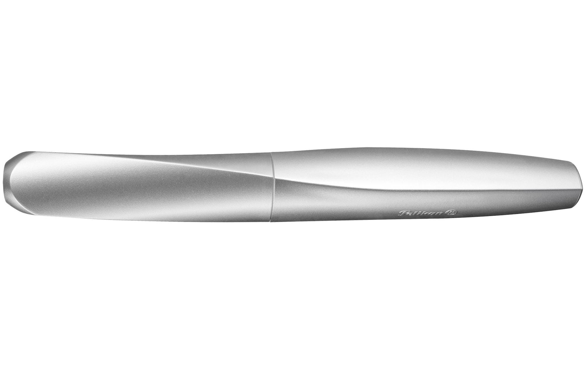 Pelikan Füllfederhalter Twist Metallic Medium (M), Silber
