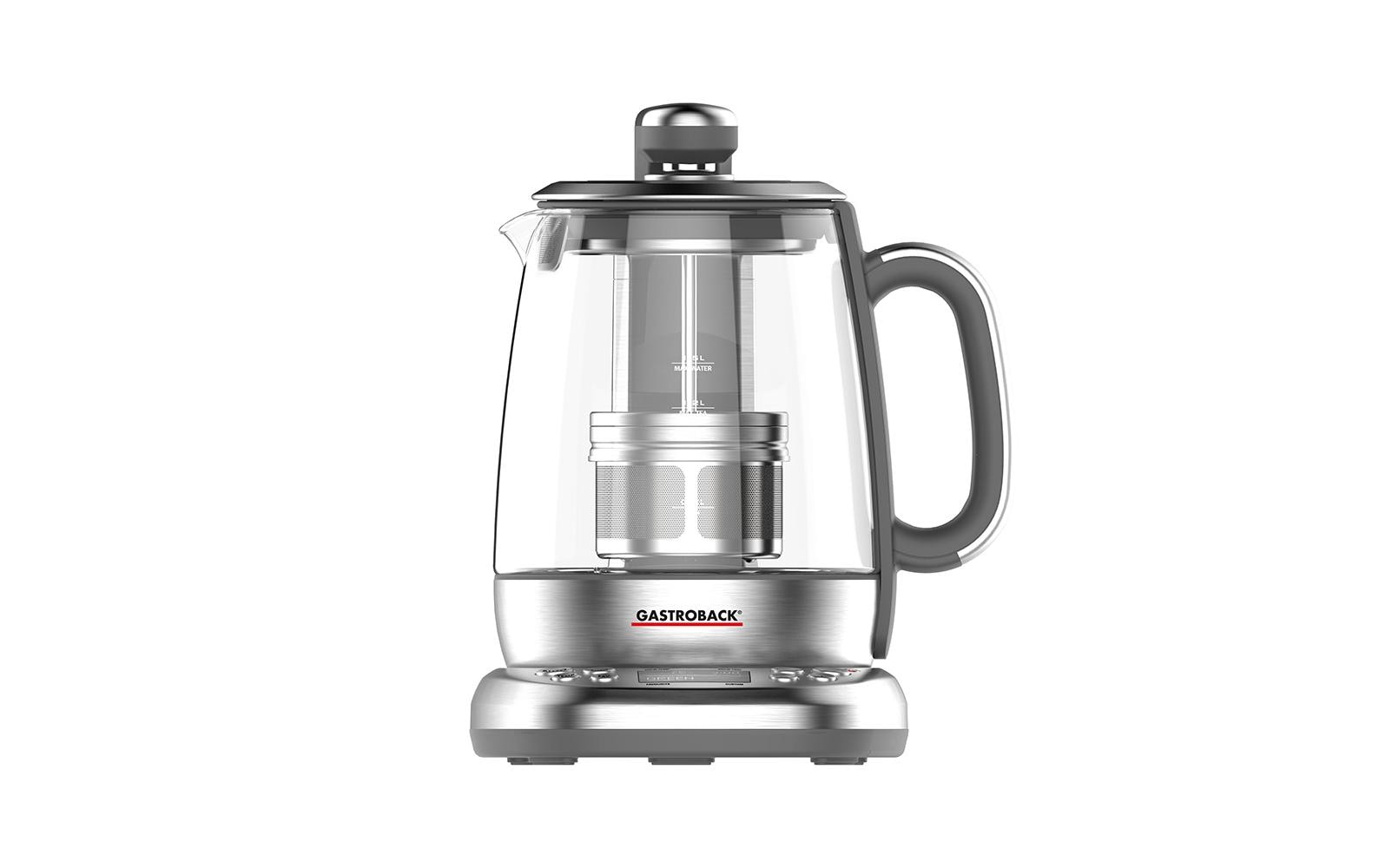 Gastroback Tee- und Wasserkocher Advanced Plus Silber Gastroback Tee- und Wasserkocher Advanced Plus Silber