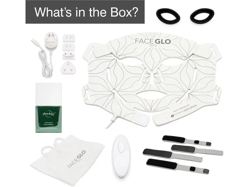 Rio Lichttherapie-Gerät FaceGLO 1072 mit Serum Rio Lichttherapie-Gerät FaceGLO 1072 mit Serum