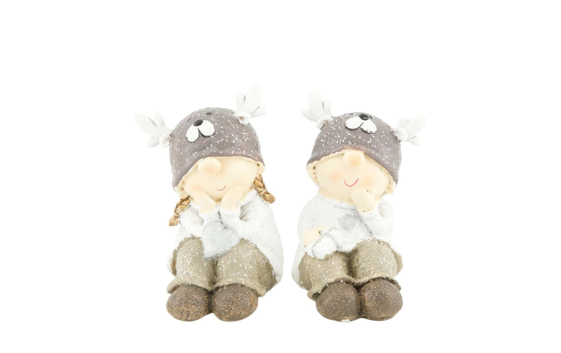 CHALET Alba&Albert Aufsteller, Beige/Grau/Weiss