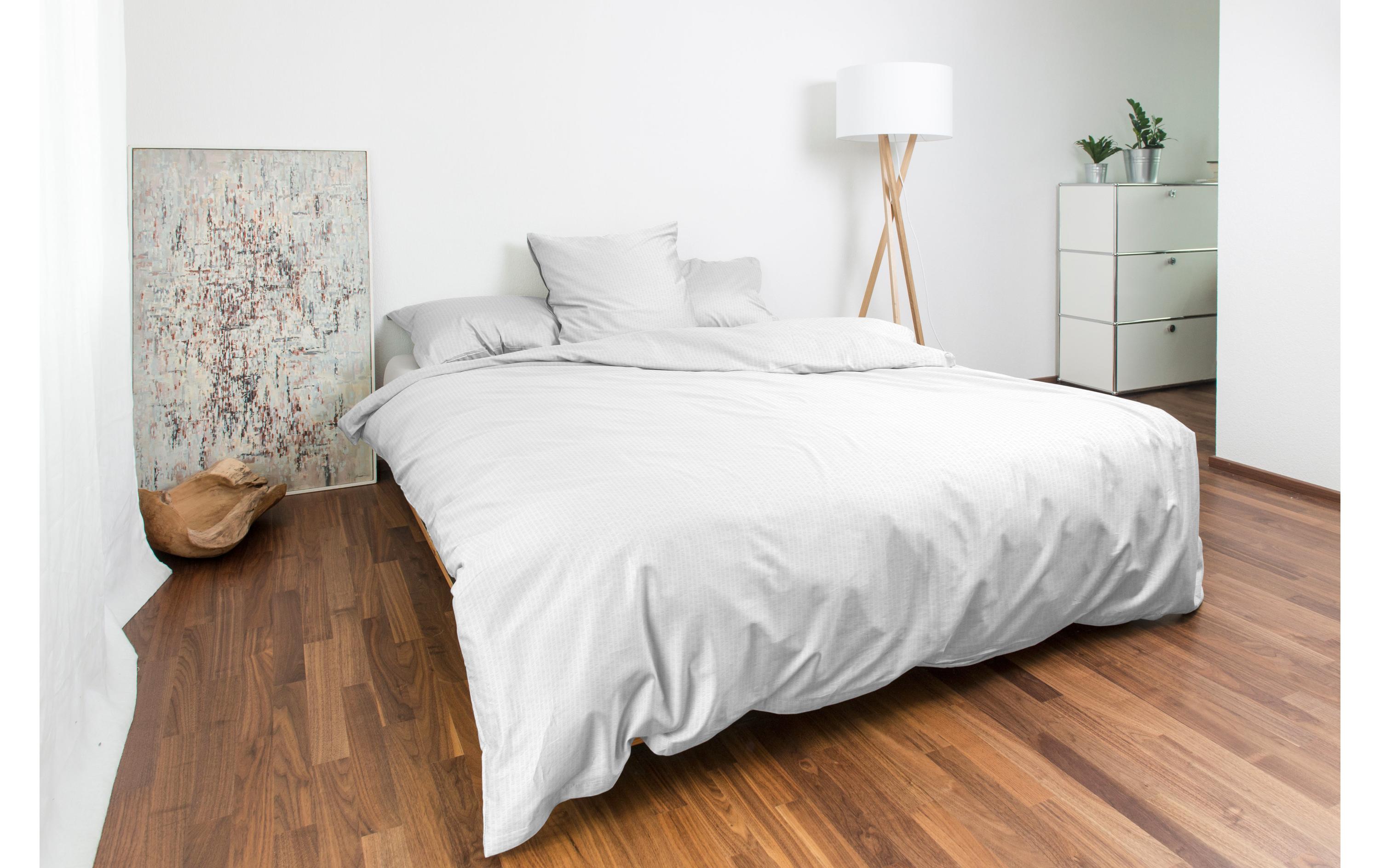 Night Fashion Kopfkissenbezug Edi 50 x 70 cm, Weiss