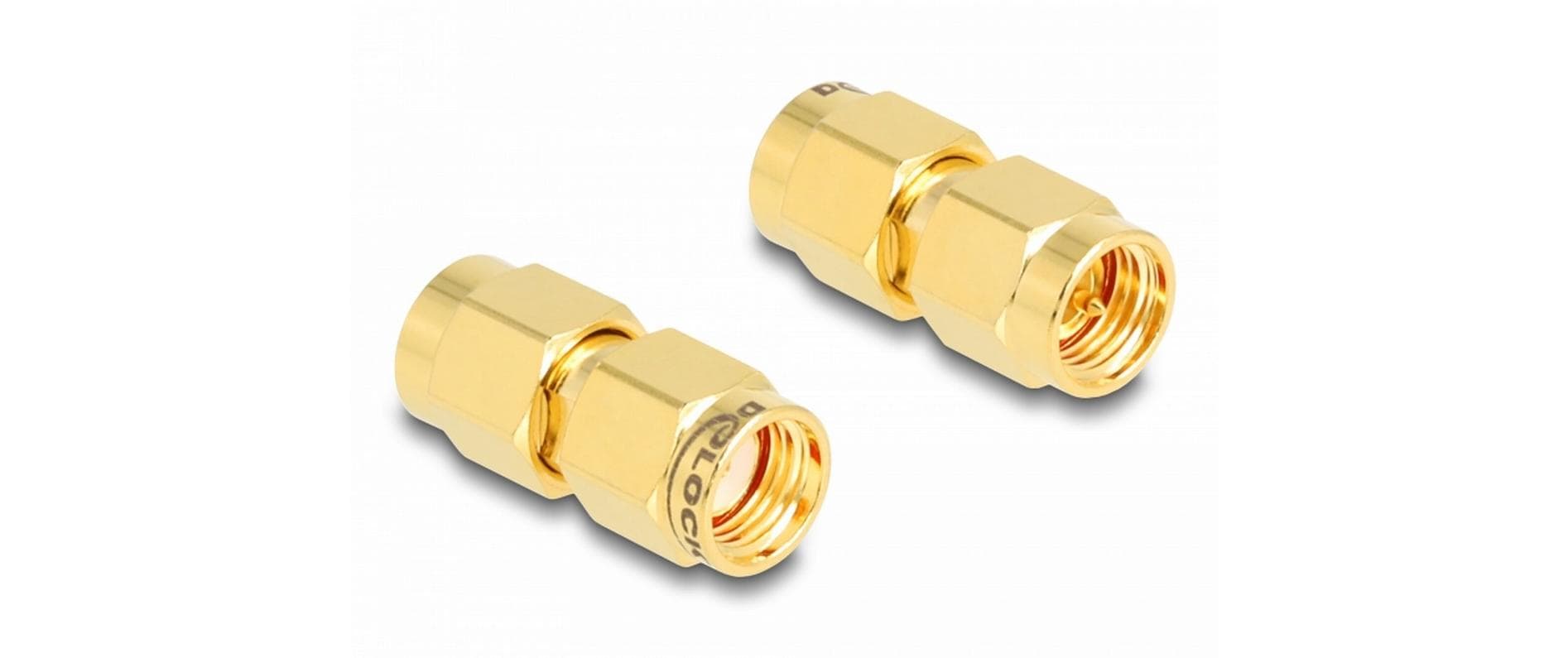 Delock Antennenadapter C6801, RP-SMA Stecker (m) - SMA Stecker (m) Delock Antennenadapter C6801, RP-SMA Stecker (m) - SMA Stecker (m)