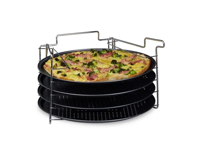 relaxdays Pizzablech Pizzablech 32 cm x 32 cm relaxdays Pizzablech Pizzablech 32 cm x 32 cm