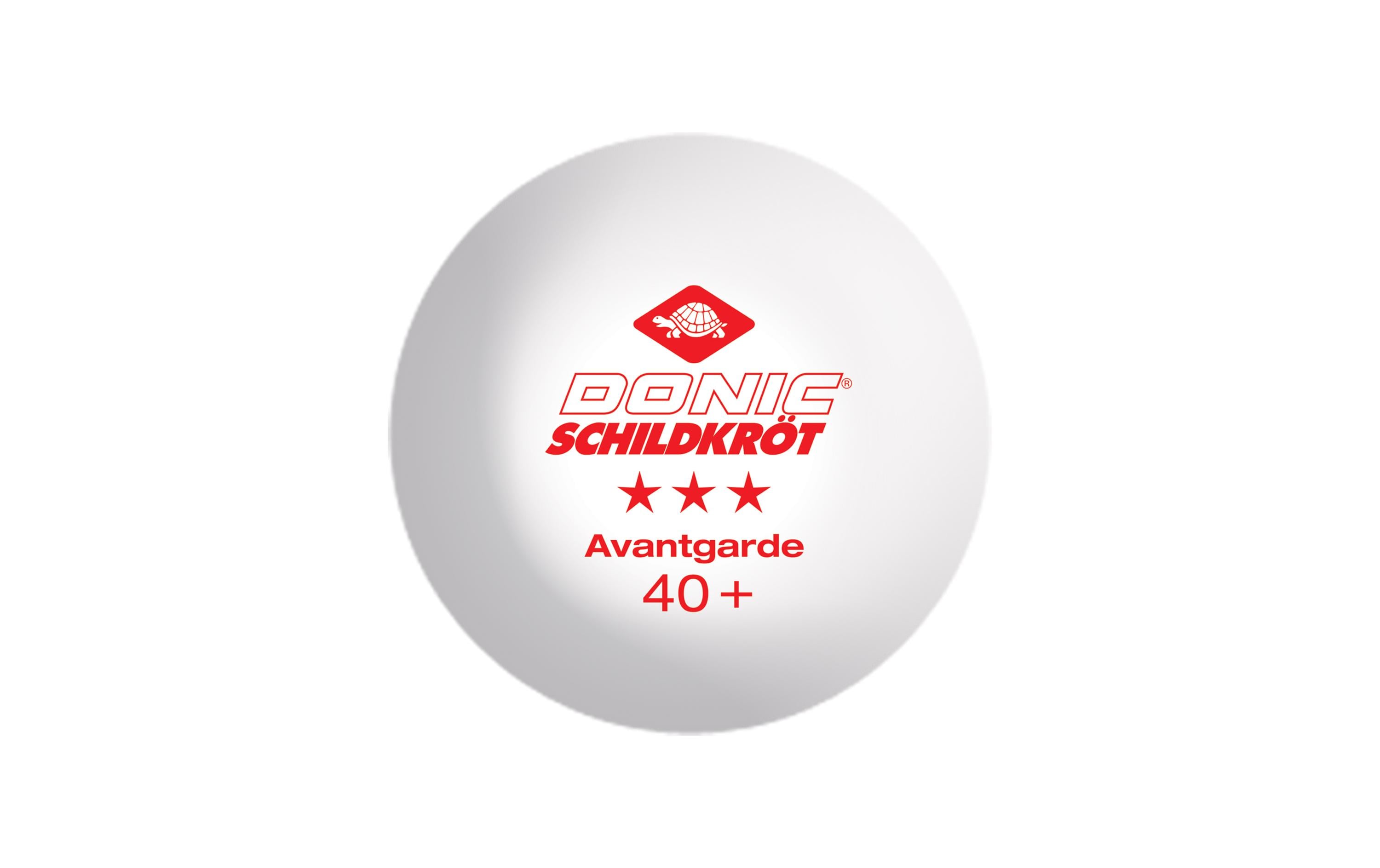 DONIC Schildkröt Tischtennisball 3-Stern Avantgarde 6er Set